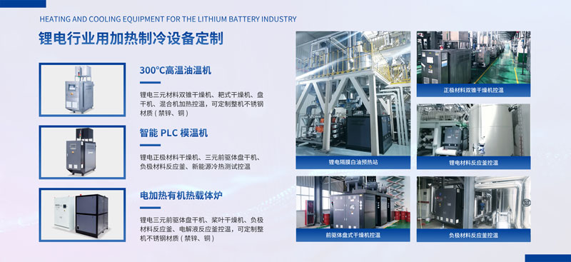 鋰電行業導熱油爐設備